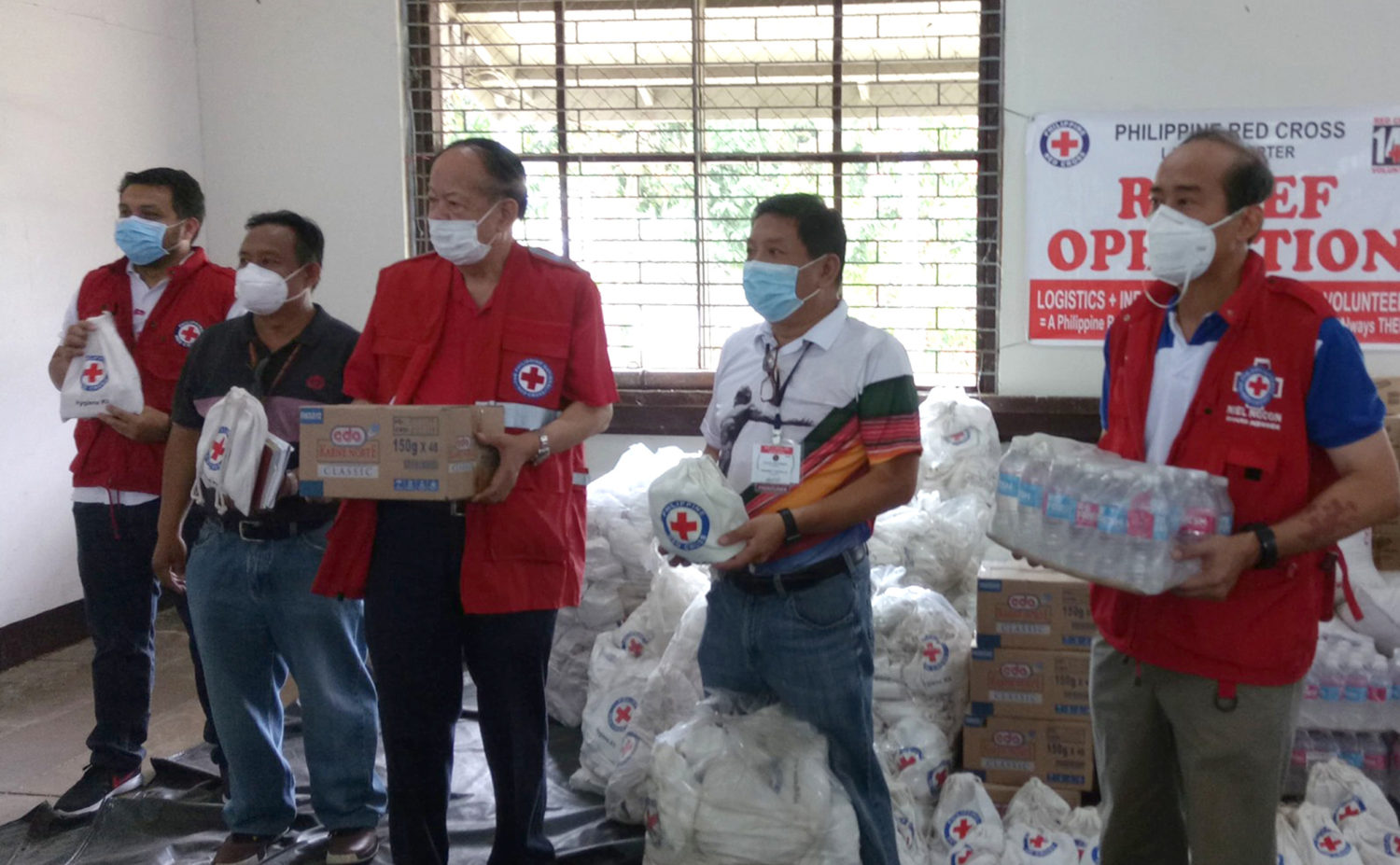 Philippine Red Cross comes to the aid of stranded UPLB students