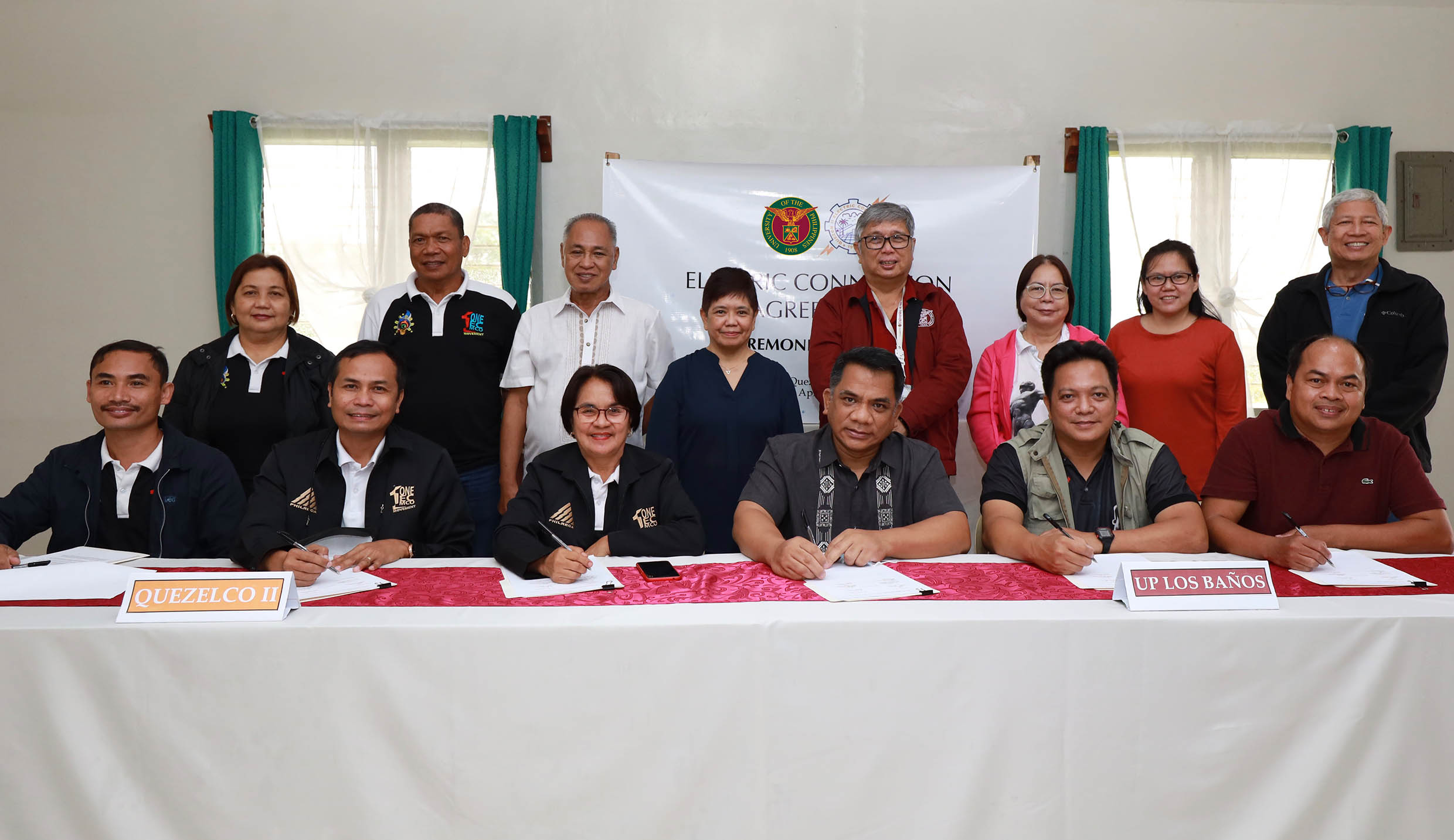 UPLB inks electric connection agreement with QUEZELCO II