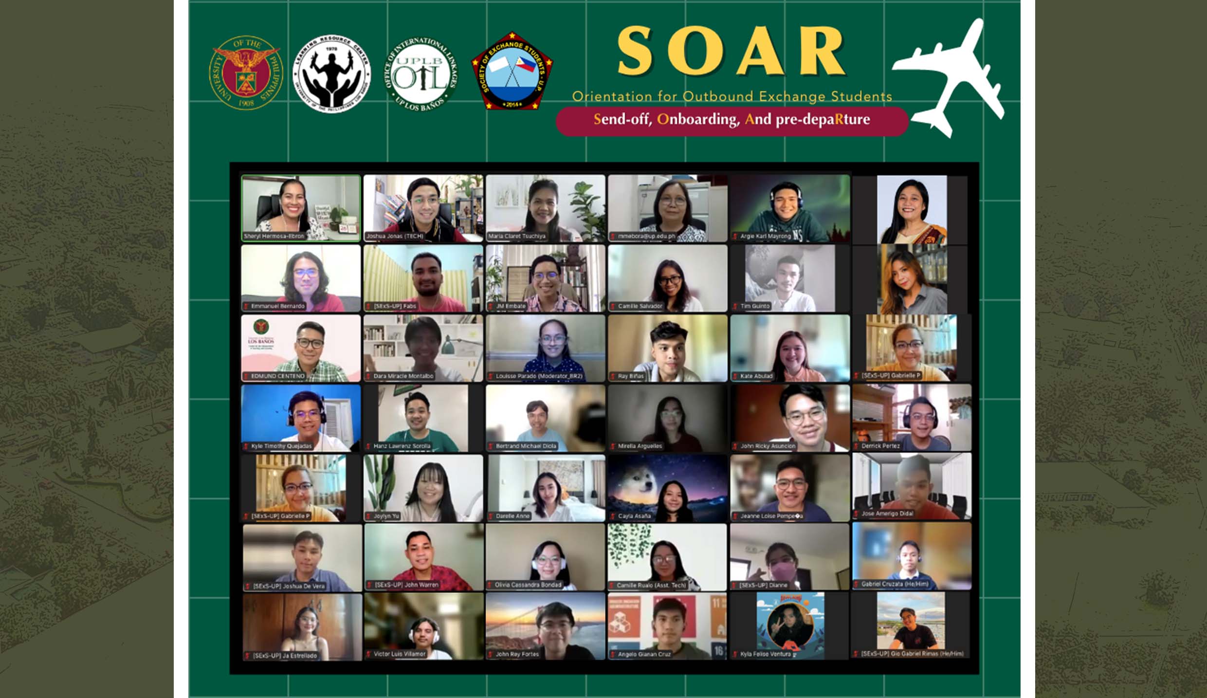 Outbound exchange students attend SOAR Orientation